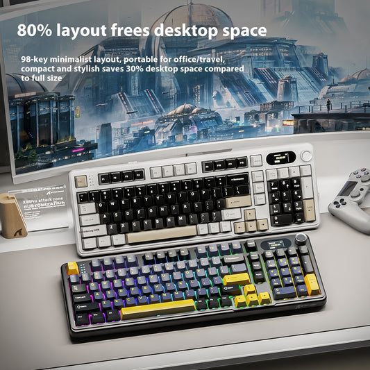 Three-mode RGB Wireless Mechanical Keyboard