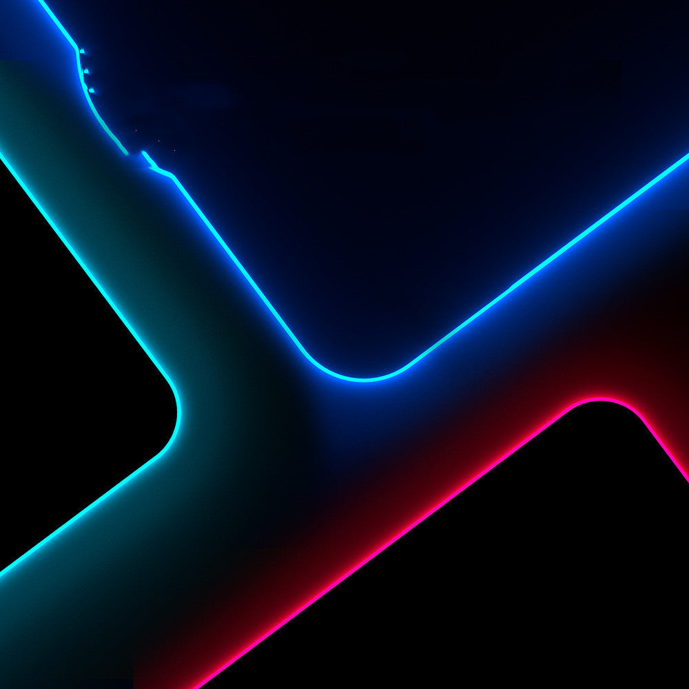 Tapis de souris lumineux avec chargeur sans fil intégré