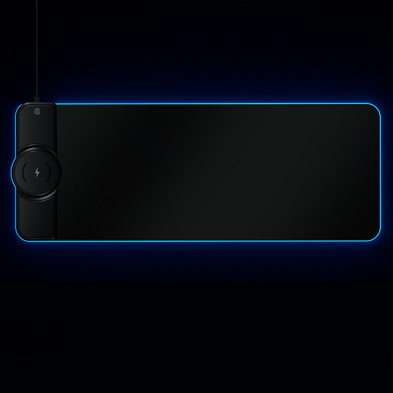 Tapis de souris lumineux avec chargeur sans fil intégré