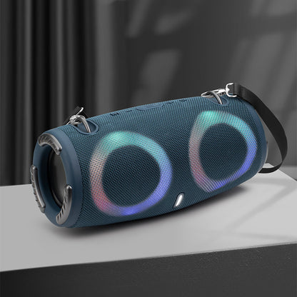 Bluetooth Speaker With RGB Colored Lights Portable Waterproof