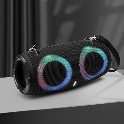 Bluetooth Speaker With RGB Colored Lights Portable Waterproof